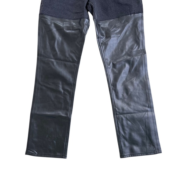 Abercrombie & Fitch Women’s Black Denim ‘90s Straight Leg Ultra High Rise Jeans - Picture 3 of 9